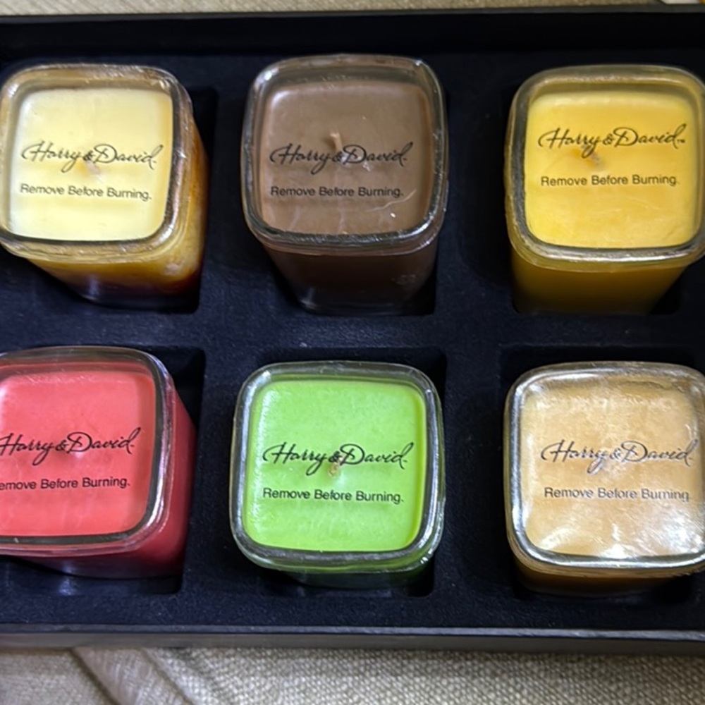 Harry and David soy candle gift set